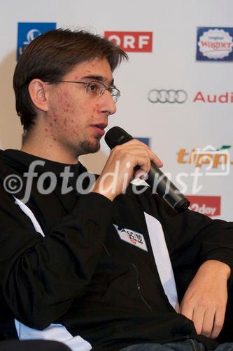 (C)fotodienst/Jennifer Fetz - Wien 24.11.2009 - Die ORF Ski Challenge geht in die nächste Rennsaison. Pressekonferenz mit den Sponsoren. Foto: Andreas Kainer