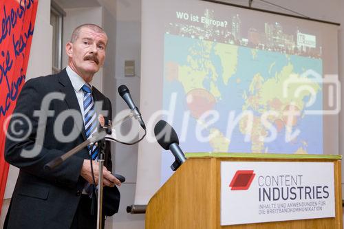 (c) fotodienst / Anna Rauchenberger - Wien, am 19.11.2009 -  Vienna Content Event 2009 - Heute wurden im Palais Palffy die Zukunftsprojekte für Wiens digitale Wirtschaft präsentiert. FOTO: Günther Krumpak, Präsident ITBeurope