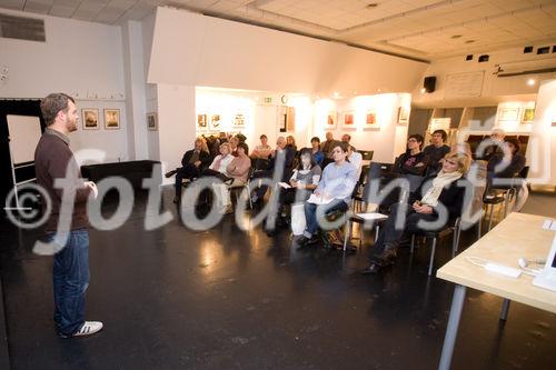 (C) annarauchenberger.com /Anna Rauchenberger -  Wien, am 29.10.2009 - Vortrag: Geschichte des Portraits in der Fotografie. Stephan Doleschal, freischaffender Fotograf und Lehrbeauftragter an der Fotoschule Wien, zeichnet die Geschichte des Portraits in der Fotografie anhand exemplarischer Beispiele nach.