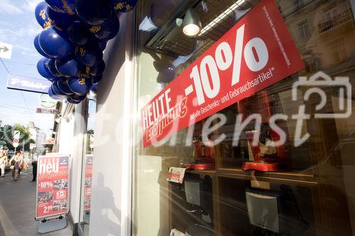 (c) fotodienst / Anna Rauchenberger - Wien, am 08.10.2009 - Eduscho Austria GmbH eröffnet eine neue Filiale in der Alserstraße 22 im 9. Wiener Gemeindebezirk.