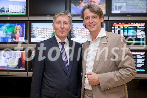 (C) fotodienst/Anna Rauchenberger -  Wien, am 18.09.2009 - FOTO: pressetext-Chefs Dr. Franz Temmel und Dr. Wilfried Seywald 