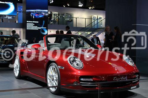 c)fotodienst/Andrea Ganshorn - Frankfurt am Main, 16.09.2009 - Porsche präsentiert eines seiner neuen Modelle auf der IAA 