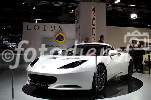 c)fotodienst/Andrea Ganshorn - Frankfurt am Main, 16.09.2009 - Lotus präsentiert eines seiner neuen Modelle auf der IAA 