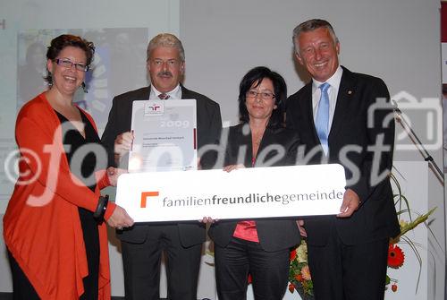 Zertifikatsverleihung - Familienfreundliche Gemeinde 2009