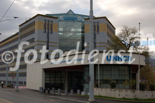 UNHCR-Headquarter in Geneva. Das UNO-Flüchtlingshochkommissariat