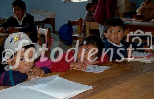 Das Bildungssystem in Peru ist noch immer in desolatem Zustand. Es mangelt an allem. An Lehrkräften, Lehrmitteln, Krippen, Transportmitteln und gesunder Ernährung. Viele Kinder haben einen langen Weg zur Schule. Andere erscheinen gar nicht. 