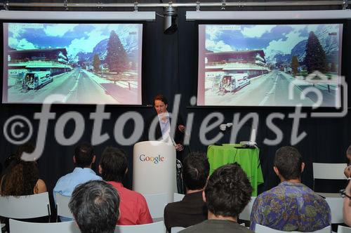 Pressekonferenz Google Street View. Foto: Raphael Leiterlitz