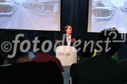 fotodient/David Zehnder; Für die Privatsphäre der Horror, für den Spieltrieb im Büro das Paradies: Seit heute Morgen ist Googles Street View auch in der Schweiz online. Foto:Raphael Leiterlitz/ Product Manager Google Street View