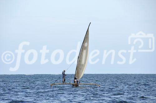 Für einen herrlichen Bootsausflug vor Mombasa's Küste gibt es zur Zeit keine Warteschlange, denn viele Urlauber hat es nicht.