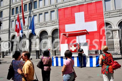 Die Eidgenossen in Zürich feierten ihren Nationalfeiertag