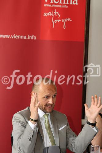 © fotodienst/Katharina Schiffl - Wien 22.07.2009 - Wien-Tourismus: Halbjahres-Bilanz 2009 und Vorschau mit Tourismusdirektor Norbert Kettner