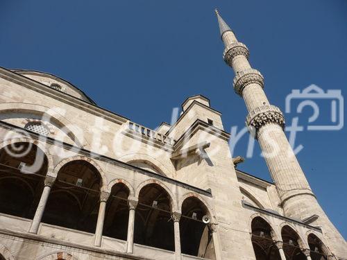 Blaue Moschee, eines der bedeutendsten Bauwerke der Osmanen in Istanbul. © Fotodienst / Wilfried Seywald