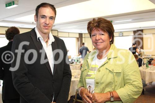 Günther Moser (Geschäftsführer PINK Marketing GmbH), Elisabeth Strobl (Wiener Stadthalle)