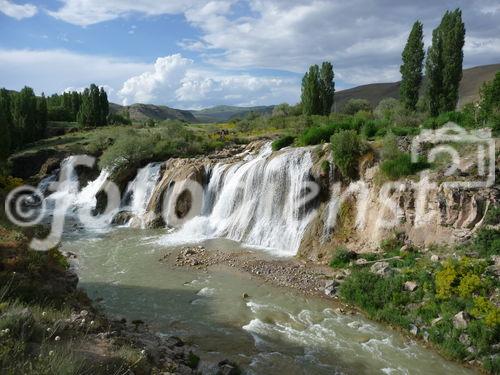 Die osttürkische Region rund um den Van-See soll mit massiven Investitionen in die touristische Infrastruktur fit für die Zukunft gemacht werden.  Im Bild: Die Muradiye Wasserfälle im Nordosten des Van-Sees.