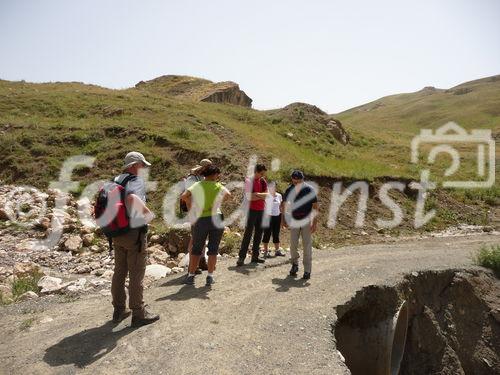 Die osttürkische Region rund um den Van-See soll mit massiven Investitionen in die touristische Infrastruktur fit für die Zukunft gemacht werden. Im Bild: Wanderung in der Nähe des Sees.