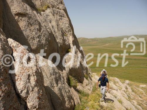 Die osttürkische Region rund um den Van-See soll mit massiven Investitionen in die touristische Infrastruktur fit für die Zukunft gemacht werden. Im Bild: Wanderung nahe dem See.