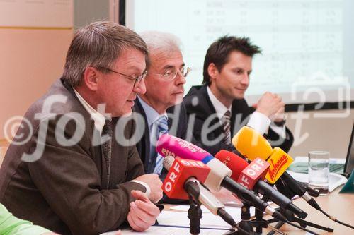 Präsident Dr. Karl Forstner, Ärztekammer für Salzburg, Pressekonferenz 