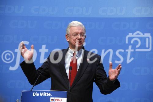 Berlin,den 19.01.2009_Konrad-Adenauer-Haus Pressekonferenz der CDU zur Hessen-Wahl Foto: Roland Koch, hessischer Ministerpraesident.
Copyright by: Reiner Zensen