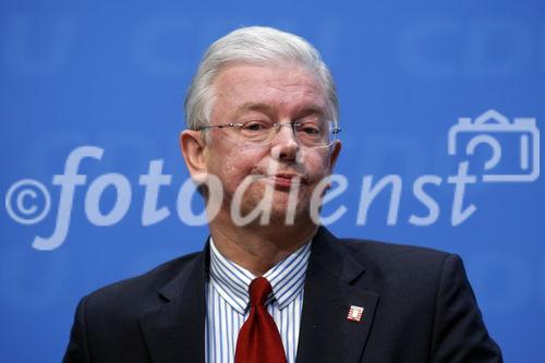 Berlin,den 19.01.2009_Konrad-Adenauer-Haus Pressekonferenz der CDU zur Hessen-Wahl Foto: Roland Koch, hessischer Ministerpraesident.
Copyright by: Reiner Zensen