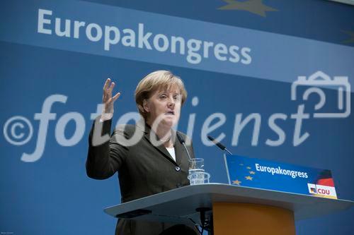 Berlin, den 16.03.2009
Europakongress der CDU im Konrad-Adenauer-Haus in Berlin
Foto: Bundeskanzlerin Dr. Angela Merkel.
Copyright by: Reiner Zensen