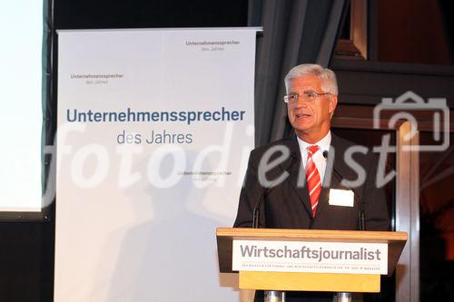 c)fotodienst/Andrea Ganshorn - Frankfurt am Main, 05.05.2009 - Preisverleihung für 'Deutschlands beste Wirtschaftsredaktionen' und 'Deutschlands beste Unternehmenssprecher' durch das Branchenmagazin 'Wirtschaftsjournalist', FOTO: Heiner Springer (Bayer)