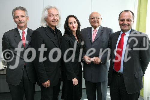 (C) fotodienst/Anna Rauchenberger - Wien, 05.05.2009 -  Vienna International und die Rainer Gruppe eröffnen heute Abend ihr zweites gemeinsames Hotel in Wien: das 4-Sterne Rainers im 10. Wiener Gemeindebezirk. FOTO v.l.:  Gerhard Lemberger, Geschäftsführer RHW, Projektentwickler RAINERS Hotels, Rudolf Tucek, CEO Vienna Int. Hotelmanagement AG, Isabella Hren, COO Vienna International Hotelmanagement AG, Senator Burkhard Ernst, Vorstand Rainer AG, Gründer der RAINER Gruppe, KR Burkhard Ernst, Vorstand RAINER Kranftfahrzeugshandels AG