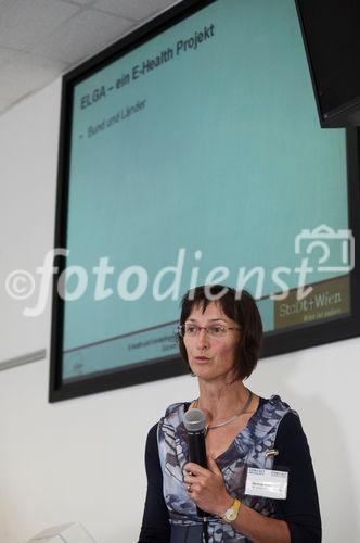 (C) fotodienst/Gudrun Krieger - Wien 29.04.2009 - Tagung: E-Health und Krankenhausinformationssysteme; Foto: Dipl.-Ing. Herlinde Toth (Wr. Krankenanstaltenverbund)