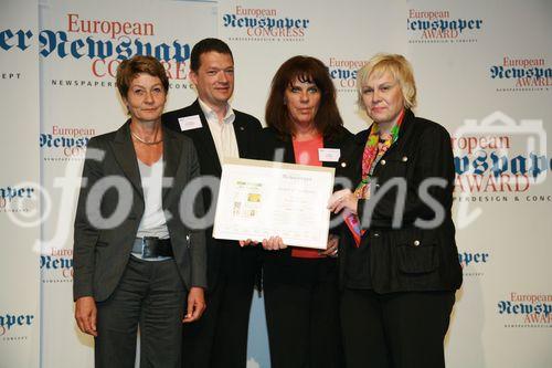 European Newspaper Award, awards of excellence, 
Gewinner: Provinzial Info, D (C) fotodienst, Martina Draper