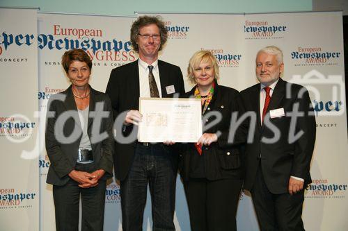 European Newspaper Award, awards of excellence, 
Gewinner:Süddeutsche Zeitung (C) fotodienst, Martina Draper