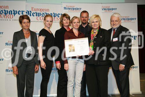 European Newspaper Award, awards of excellence, 
Gewinner: Uptown (C) fotodienst, Martina Draper