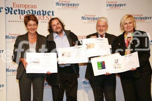 European Newspaper Award, awards of excellence, 
Gewinner: el Periodico (C) fotodienst, Martina Draper