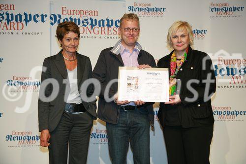 European Newspaper Award, awards of excellence, 
Gewinner: Het Belang van Limburg (C) fotodienst, Martina Draper