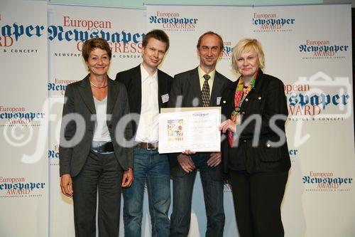 European Newspaper Award, awards of excellence, 
Gewinner: Madsack Heimatzeitungen (C) fotodienst, Martina Draper