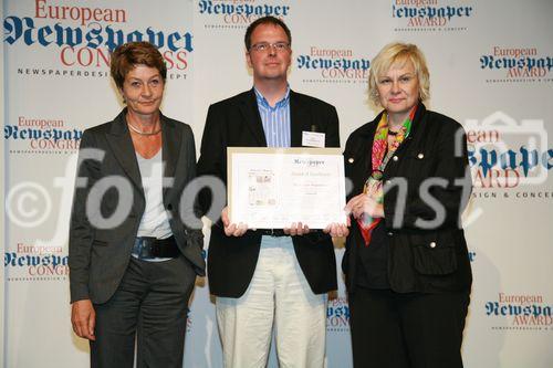 European Newspaper Award, awards of excellence, Gewinner: Märkische Allgemeine, (C) fotodienst, Martina Draper