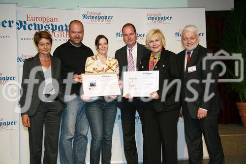 European Newspaper Award, awards of excellence, 
Gewinner: Neue Presse (C) fotodienst, Martina Draper