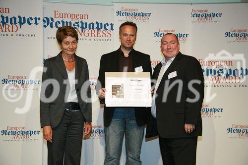 European Newspaper Award, awards of excellence, 
Gewinner: Oberösterr. Nachrichten (C) fotodienst, Martina Draper