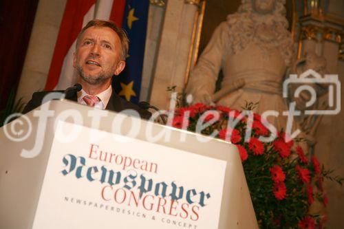 European Newspaper Award, Verleihung der Hauptpreise, Johann Oberauer, (C) fotodienst, Martina Draper