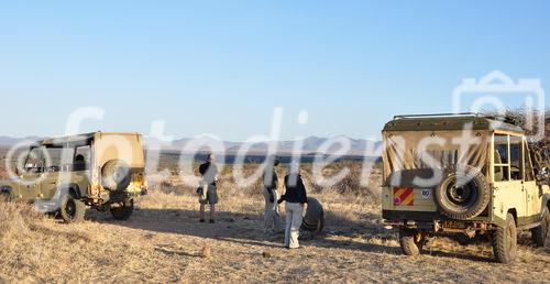 Auf Safari (Ganme Drive) durchthrough Samburu & Shaba Nationalpark in Kenya mit einem 4x4 Landrover auf Pirschfahrt beim Joy's Camp auf den Spuren von Joy & George Adamson