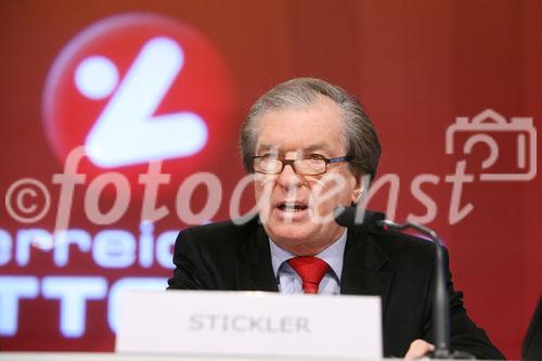 (C) fotodienst/Anna Rauchenberger - Wien, 3.4.2009 - Bilanzpressekonferenz der Österreichische Lotterien im Studio 44 am Rennweg. Die Lotterien konnten eine Umsatzsteigerung von 15 Prozent verzeichnen, rückten organisatorisch noch enger mit Casinos Austria zusammen und erweiterten das Geschäftsfeld auf die Teilrepublik Baschkortostan am Ural. FOTO: Friedrich Stickler, Generaldirektor-Stellvertreter der Österreichischen Lotterien