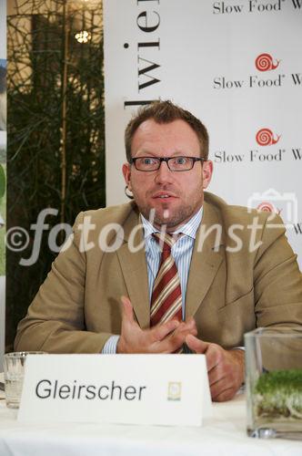 (C) fotodienst/Gudrun Krieger - Wien 26.02.2009 - Erste Slow Food Produkte aus Österreich – 'Qualität, Geschmack und Bio-Genuss'. Pressekonferenz Foto:Mag. Christoph Gleirscher (Bio Austria)