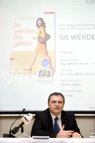 (C) fotodienst/Anna Rauchenberger - Wien, 25.02.2009 - Daniela Zeller präsentiert ihr neues Buch 'So werden Sie gehört - Richtig reden, professionell präsentieren, authentisch auftreten'. FOTO: Georg Reiser, Voestalpine AG