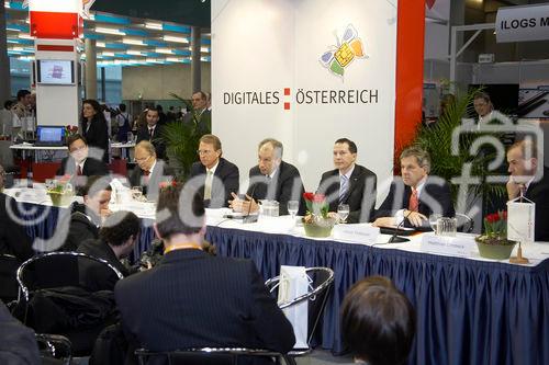 (C) fotodienst/Gudrun Krieger - Wien 27.01.2009 - ITnT- Messe Wien Pressekonferenz Foto:li na re: Matthias Limbeck, Albert Felbauer,Andreas Muther, Gunther Popek, Wilfried Pruschek, Manfred Matzka, Christian Rupp