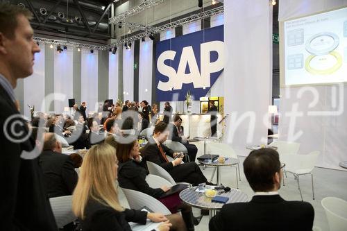 (C) fotodienst/Gudrun Krieger - Wien 27.01.2009 - ITnT- Messe Wien Foto: Messestand SAP