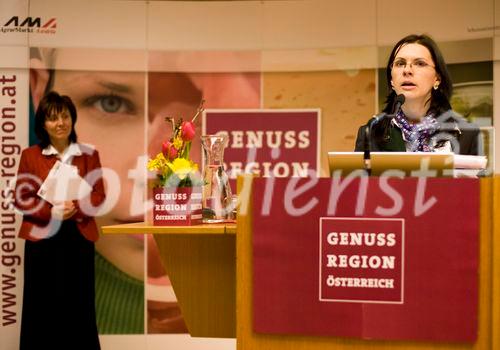 (C) fotodienst/Erika Mayer- Salzburg, 22.01.2009. Heffterhof Salzburg - Vertreter von über 100 Regionen nahmen an der Bundestagung der Genuss Region Österreich am Donnerstag in Salzburg teil. Höhepunkt der Veranstaltung war ein Empfang des neuen Landwirtschaftsministers Niki Berlakovich, der die Fortführung der erfolgreichen Initiative versprach. Die Genuss Region Österreich soll qualitativ und quantitativ weiter vertieft werden. 