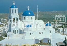 Griechisch Orthodoxe Kirche in Santorini