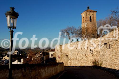 Spaziergang im historischen Stadtkern von Chinchon inKastillien-LA Mancha