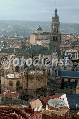 Den schönsten Überblick auf das Unesco Weltkulturerbe Toledo hat man von der Bibliothek im Turm des Fort Alcazar