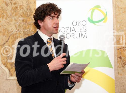 (C) fotodienst/Anna Rauchenberger - Wien, 11.12.2008 - Verleihung der Hans-Kudlich Preise 2008 im Lebensministerium. FOTO: Klemens Riegler (Geschäftsführer des Ökosozialen Forums)