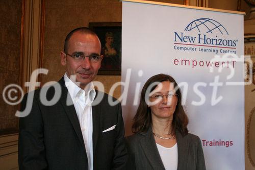 Markus Izmir und Franziska Stübler, New Horizons empowerIT, Pressekonferenz im Palais Auersperg, 1080 Wien 3.12.2008, 9.30 Uhr (c)Julia Fuchs für Fotodienst
am Foto: Markus Izmir und Franziska Stübler