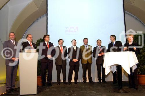 Staatspreis Consulting Verleihung durch HBM Dr. Martin BartensteinDie Staatspreisträger:ACA Staatspreis - BITUBAG - Pörner Ingenieurgesellschaft mbH;UBIT Staatspreis - XRangeEye/Lounge 5.0 - MGS Softwareentwicklung                               